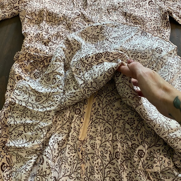 NWT Reiss Biily print paisley belted dress - Picture 10 of 11